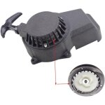 D�marreur en aluminium p�dales de d�marrage et pi�ces noir facile � tirer � rivet remplacement pour 47cc ...