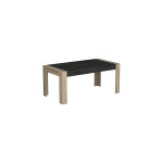 Demeyere - table  manger 170 cm dcor chne et noir - scheffy