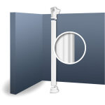 Demi - colonne jeu complet colonne de stuc orac decor kc3h luxxus d�corative relief forme ronde antique ...