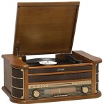 Denver mcr - 50 brown turntable - plateau tournant (ca, 110 - 230 v, 50 / 60 hz, brun, 8, 5 kg, 490 x ...