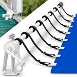 Tillvex ? enrouleur de b�che de piscine 1, 05 - 6, 15 m ? tuyau t�lescopique en aluminium ? angle ajustable ...