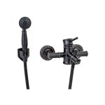 Desconocido - silla robinet de baignoire en laiton retro, mural, noir