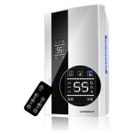 Dshumidificateur 600ml / jour, dshumidificateur electrique silencieux avec rservoir 1800 - 2000ml, ...