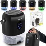 Dshumidificateur d'air - absorbeur d'humidit berdsen br - 10b, noir