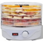 Déshydrateur avec 6 plateaux empilables (ronds) vidaxl Déshydrateur avec 6 plateaux empilables (ronds) vidaxl