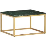 Table basse vert 60x60x35 cm pierre véritable et texture marbre vidaxl Table basse vert 60x60x35 cm pierre véritable et texture marbre vidaxl
