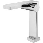 Bernstein - design robinet de lavabo - robinet de salle de bains nt3220c - bec haut - robinet chrom�