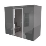 Desineo - 240 x 120 - hammam kit de construction cabine de douche à carreler avec générateur vapeur Desineo - 240 x 120 - hammam kit de construction cabine de douche à carreler avec générateur vapeur