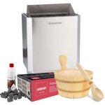 Pack sauna 9kw avec accessoires seau + louche + pierres + arômes Pack sauna 9kw avec accessoires seau + louche + pierres + arômes