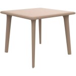Resol - dessa table carr�e int�rieure, ext�rieure 90x90 sable