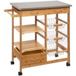 Desserte grand modle tiroirs paniers bambou - 5five