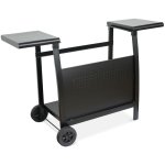 Desserte pour plancha au gaz - chariot porthos 3 br�leurs - chariot barbecue noir. cuisine ext�rieure. ...