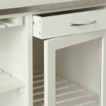 Desserte & plateau en inox grand modle atmosphra