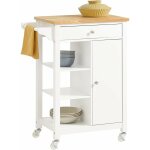 Desserte roulante chariot de cuisine de service meuble de rangement fkw46 - wn sobuy