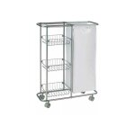 Chariot wenko slim 20x58 cm mtal gris 3 tagres amovibles chariot de rangement cuisine desserte de ...