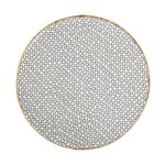 Dessous d'assiette 'g�om�trique' 35cm naturel