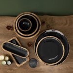 Dessous assiette manguier noir d35cm Dessous assiette manguier noir d35cm