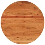 Dessus de table �90x3, 8 cm rond bois massif d'acacia vidaxl