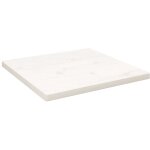 Dessus de table blanc 40x40x2, 5 cm bois de pin massif