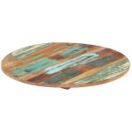 Dessus de table rond 50 cm 15 - 16 mm bois de r�cup�ration
