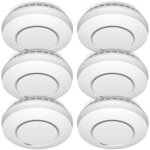 D�tecteur de fum�e sans fil elro connects fz5002r avec capteur de chaleur - 6 pi�ces