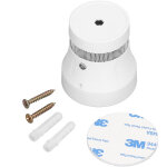 D�tecteur d'incendie de fum�e, support wifi pour application tuya, avec alerte vocale et lumi�re led, ...