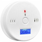 Détecteur de monoxyde de carbone alarme détecteur de co capteur d'alarme avec écran lcd fonction mémoire ... Détecteur de monoxyde de carbone alarme détecteur de co capteur d'alarme avec écran lcd fonction mémoire ...