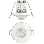 D�tecteur de mouvement - encastr�e - 360 degr�s - theben - blanc - ip21