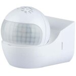 D�tecteur de mouvement infrarouge r�glable � 180� v - tac montage au plafond, blanc (max. 400 w), ip44 ...