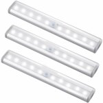 D�tecteur de mouvement lumi�re int�rieure, 10 led d�tecteur de mouvement placard lumi�res magn�tiques ...