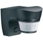 Dtecteur de mouvement mural ip55 standard angle 200 anthracit 52211 hager