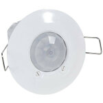 Dtecteur de mouvement autonome eco1 3 fils avec neutre ip41 pour fixation au plafond pir 360 faux plafond ...