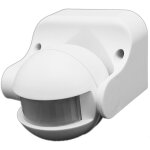 D�tecteur de pr�sence orientable ip44 blanc d:12m 180� lux:10 - 2000