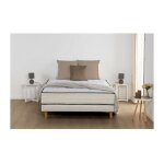 Deko dream - d�tente ensemble matelas + sommier 140 x 190 cm - ressorts - 7 zones - 19 cm - �quilibr� ...