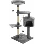 Cadoca - arbre à chat 112 cm tour poteaux en sisal à gratter 3 plateformes panoramiques grotte balles ... Cadoca - arbre à chat 112 cm tour poteaux en sisal à gratter 3 plateformes panoramiques grotte balles ...