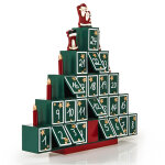 Calendrier de l'avent en bois  remplir dcoration noel calendrier de nol calendrier de nol en bois ...