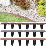 Bordure de jardin - dlimitation pelouse parterre massifs fleurs plantes - jardin longueur et couleur ...