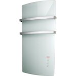 Radialight - s�che - serviettes �lectrique en verre blanc deva glabia02 blanc