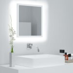 Devenirriche - the living store miroir à led de salle de bain blanc 40x8, 5x37 cm acrylique - miroir ... Devenirriche - the living store miroir à led de salle de bain blanc 40x8, 5x37 cm acrylique - miroir ...