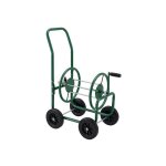 Werka pro ? d�vidoir mural pour tuyau d'arrosage jusqu'� 60m ? structure acier ? 4 roues increvables ...