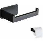 Devidoir papier toilette acier inoxydable derouleur papier toilette mural original sans percage noir ...