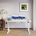 Devoko - bureau r�glable en hauteur, bureau �lectrique, r�glable en hauteur pour si�ge debout, bureau ...