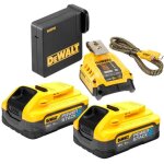 Dewalt - accessoires - ensemble adaptateur usb et 2 batteries 5, 0 ah dcb094h2