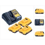 Dewalt - dcb 1104 d3 kit de démarrage sans fil 12 v / 18 v 3x batterie 2, 0 ah + chargeur dcb 1104 Dewalt - dcb 1104 d3 kit de démarrage sans fil 12 v / 18 v 3x batterie 2, 0 ah + chargeur dcb 1104