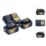 Dewalt - dcb 1104 m2 kit de d�marrage 12 v / 18 v 2x batterie 4, 0 ah + chargeur dcb 1104