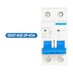 Dewin disjoncteur solaire 2p, mini dispositif de protection contre les surtensions 500 v parafoudre photovolta ...