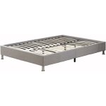 Cadre de lit plateforme capitonn 31 cm dewinner / sommier / support  lattes en bois / facile  monter ...