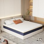Dewinner matelas � m�moire de forme 80 x 200 cm, haut 17cm, �ponge en fibre de charbon de bambou, 7 zones ...