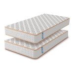 Lot 2, matelas 90x190cm, paisseur 18cm, matelas en mousse, ultra respirante, deux faces utilisables, ...