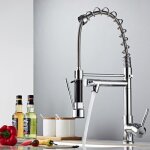 [jamais utilis�] dewinner robinet cuisine, pivotant � 360�, froid & chaud disponible, robinetterie � ...